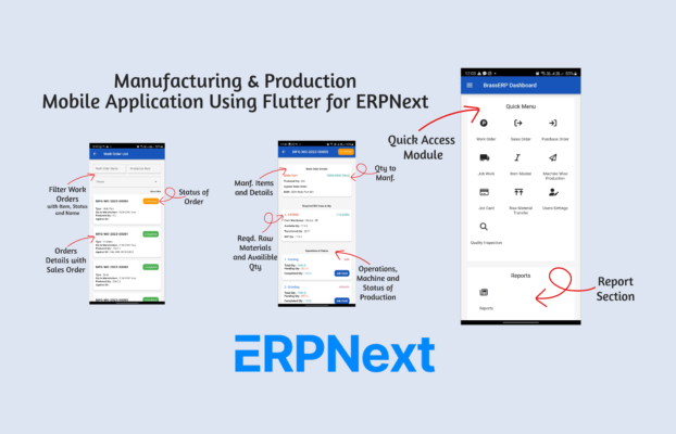 ERPNext Implementation Partner 26 Production Mobile App with ERPNext